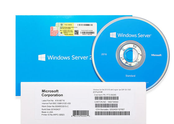 DVD Windows Server 2016 Kunci Versi Multibahasa Sistem Perangkat Lunak